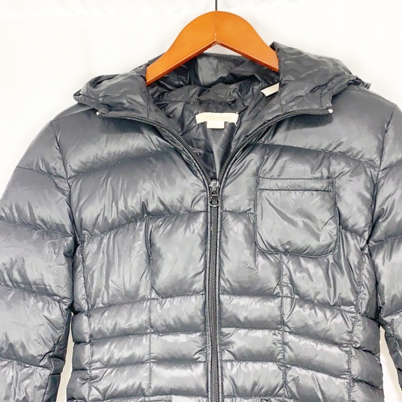 Timberland Black Down Hooded Jacket Medium - Picture 5 of 10